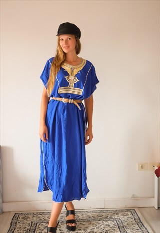 VINTAGE RARE FIND DRESS 60S 70S 90 BOHO BOHEMIAN DRESS