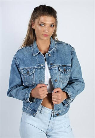 VINTAGE WRANGLER DENIM JACKET MID BLUE