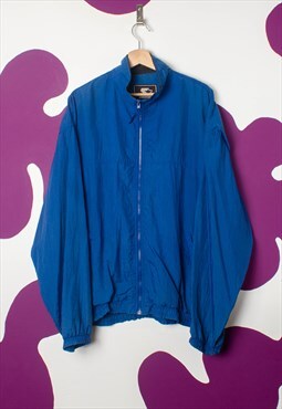Vintage Starter blue full zip windbreaker jacket 