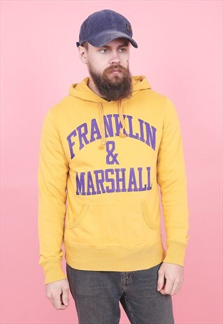 VINTAGE FRANKLIN & MARSHALL USA COLLEGE HOODIE /R1228