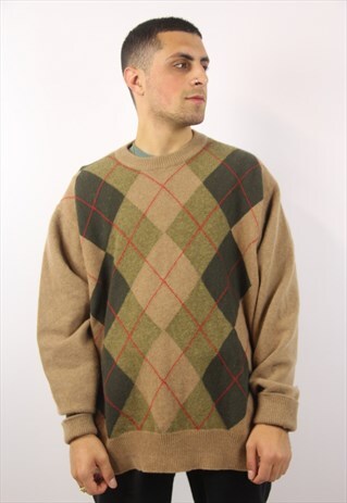 VINTAGE BARBOUR PATTERNED JUMPER
