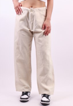 Vintage GAS Lightweight Trousers in Cream