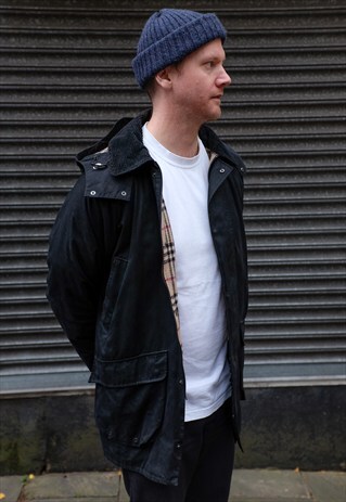 VINTAGE BURBERRY LONDON WAX JACKET
