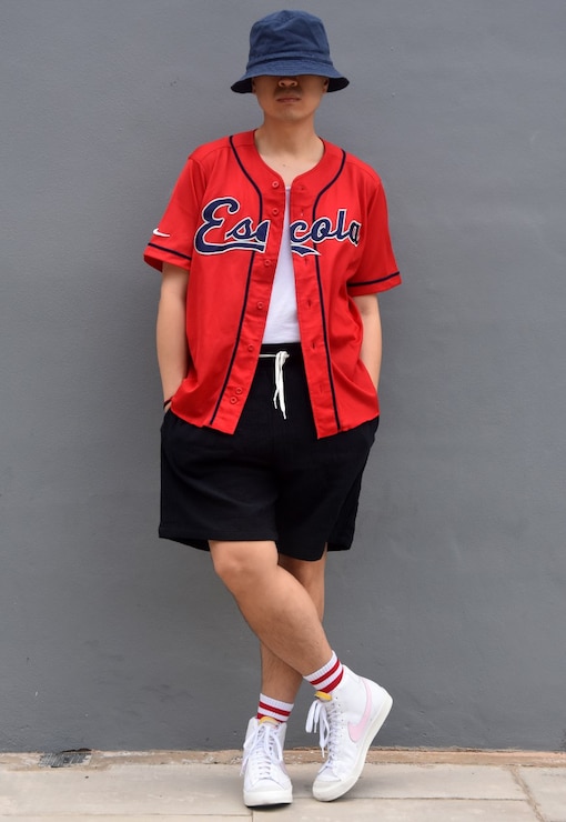 HITAM Black Dodgers Baseball Jersey For Men And Women