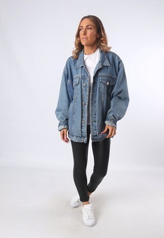 DENIM JACKET JEANAGERS OVERSIZED FITTED UK 20 - 22 (EEAK)
