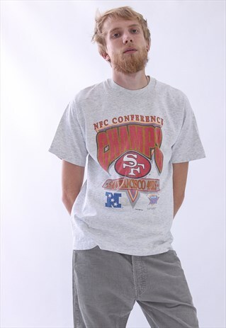 1995 VINTAGE MENS SALEM SUPERBOWL NFL 49ERS T-SHIRT