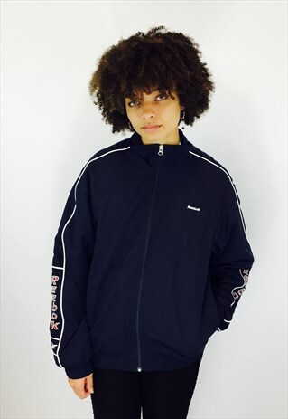 REEBOK EMBROIDERED WINDBREAKER JACKET