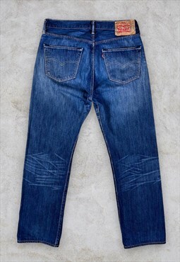Vintage Levi's 501 Jeans Blue Denim Straight Leg W36 L34