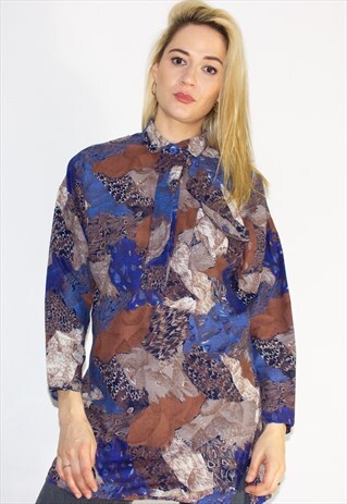 VINTAGE 90'S PATTERNED SHIRT / DRESS