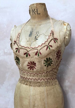 BOHO TASSEL HALTER CROP TOP