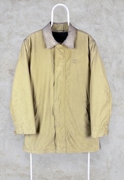 Vintage Timberland Waterproof Jacket Beige Trench  Men Large
