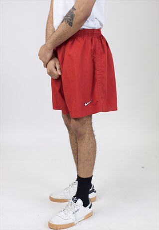 VINTAGE 90S NIKE RED SHORTS