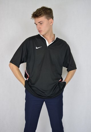 VINTAGE BLACK OVERSIZE NIKE RAVE T-SHIRT