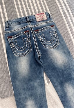 True Religion Blue Denim Pants Jeans Skinny