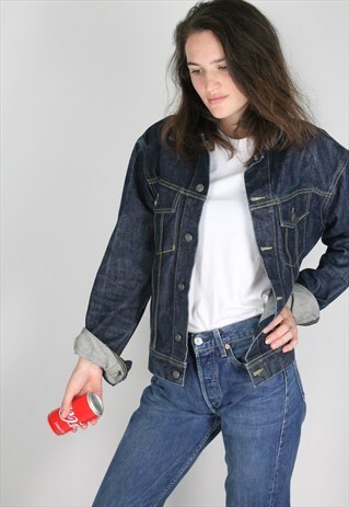 DICKIES VINTAGE 90S DENIM JACKET SIZE S