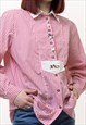AUSTRIAN BAVARIAN DIRNDL VICTORIAN EMBROIDERED SHIRT 4925