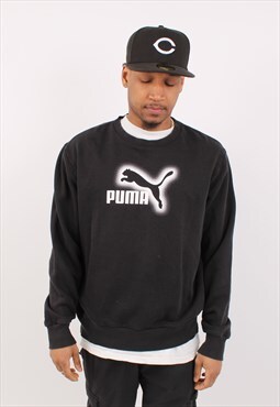 Vintage Puma Black Sweatshirt