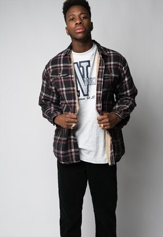 VINTAGE WRANGLER PADDED FLANNEL SHIRT
