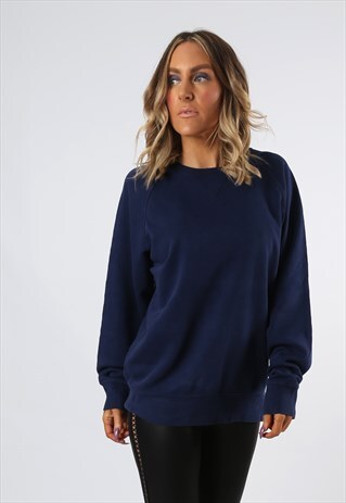 SWEATSHIRT JUMPER OVERSIZED PLAIN UK 12 - 14 (24W)