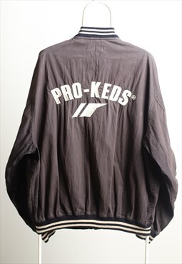 Pro-Keds Vintage Windbreaker Logo Jacket Navy