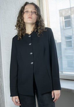 Vintage 80's Black Wool Jacket