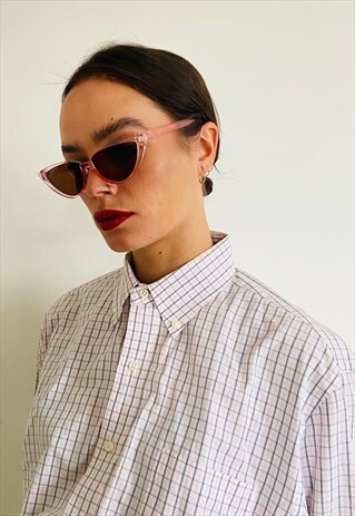 PINK FRAMED SUNGLASSES