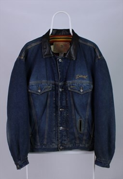 Diesel industries blue denim jacket rarity L