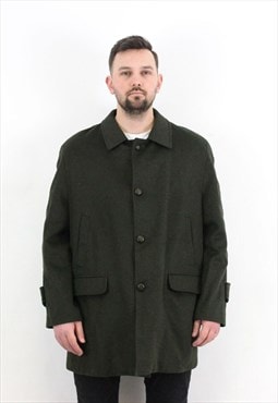 TYROL Vintage L Wool Loden Coat Made in Spain Jacket Winter