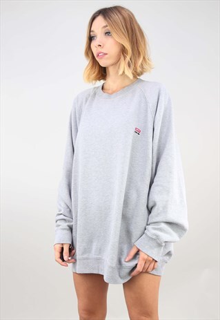 VINTAGE OVERSIZED GREY LEVI'S SWEATSHIRT