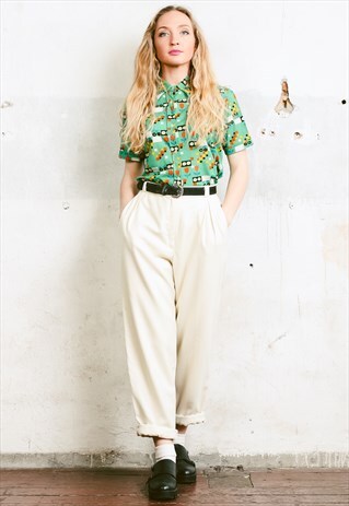 VINTAGE 70S PATTERNED SHIRT