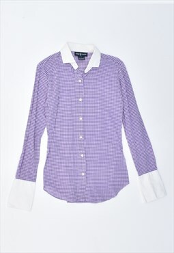 Vintage 90's Ralph Lauren Shirt Check Purple