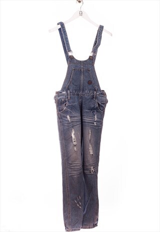 VINTAGE ONLY 90S OVERALL DESTRUCTED LOOK BLUE