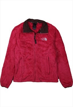 Vintage 90's The North Face Fleece Jumper Full Zip Up Pink