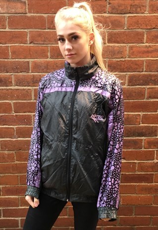 VINTAGE HI-TEC SPORTS SHELL JACKET BOMBER COAT SMALL