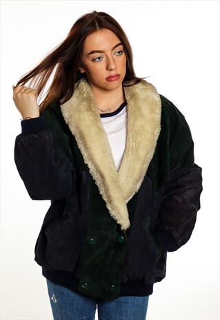 VINTAGE SHEARLING JACKET J2121