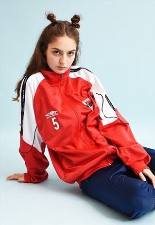 Y2K UMBRO SPORTS TRACKSUIT OVERSIZED ATHLEISURE JACKET