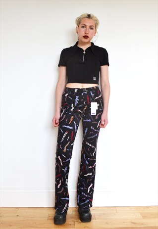 RARE DEADSTOCK BNWT MOSCHINO TIGHTS SOCKS TROUSERS
