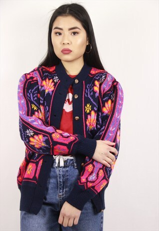 VINTAGE PATTERNED CARDIGAN