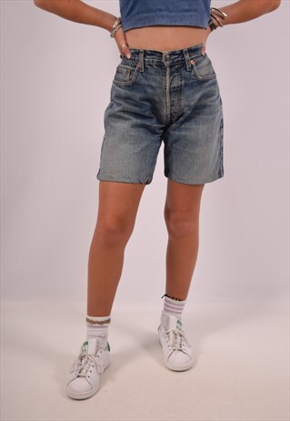 VINTAGE LEVI'S 610 DENIM SHORTS BLUE