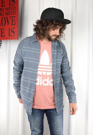 VINTAGE CHECK FLANNEL OVERSIZED GRUNGE INDI SHIRT