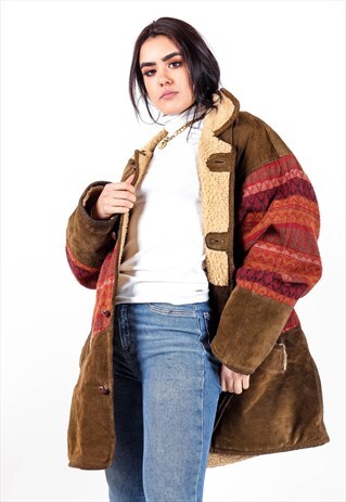 VINTAGE SHERPA LINED JACKET J3229