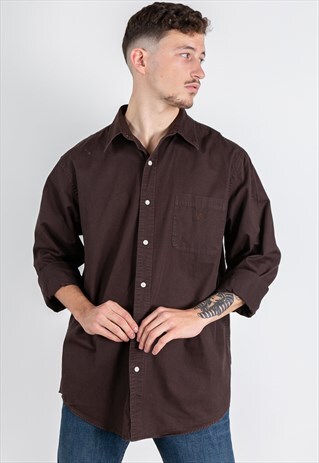 VINTAGE 80S CHAPS SHIRT BY POLO RALPH LAUREN / S9370