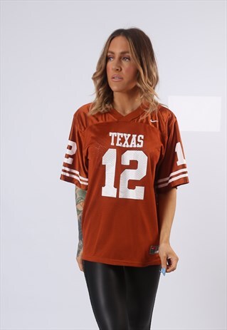 OVERSIZED T-SHIRT SPORT JERSEY TOP FOOTBALL UK 12 - 14 (Q4I)