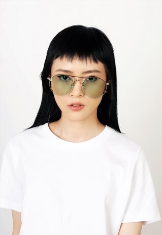 IVY GOLD OVERSIZED SUNGLASSES