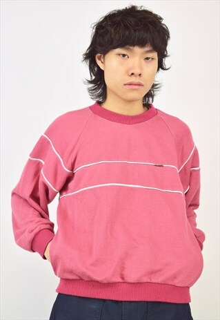 VINTAGE 90S FADED RED SWEATSHIRT