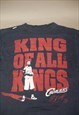 VINTAGE NBA CAVALIERS LEBRON JAMES GRAPHIC T-SHIRT IN BLUE