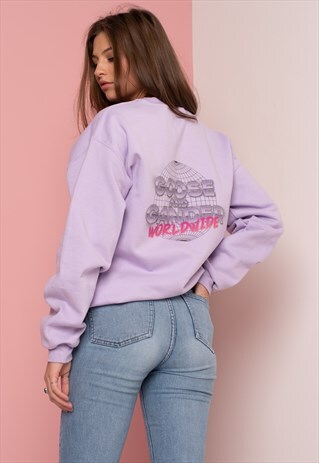 G&G UNISEX ORCHID WORLDWIDE SWEAT