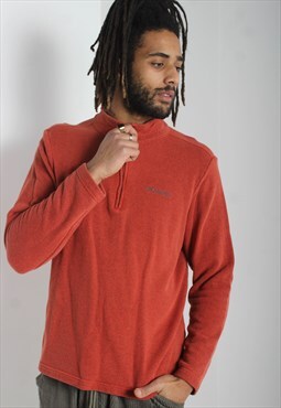 Vintage Columbia 90's 1/4 Zip Sweatshirt - Red MK
