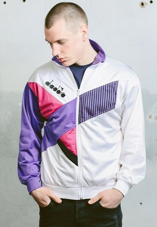 VINTAGE BOLD DIADORA TRACK JACKET