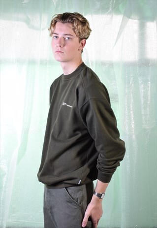 VINTAGE REEBOK DARK GREEN SWEATSHIRT